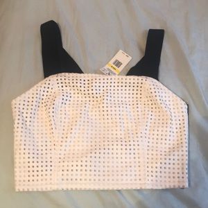 Faux Leather Crop Top